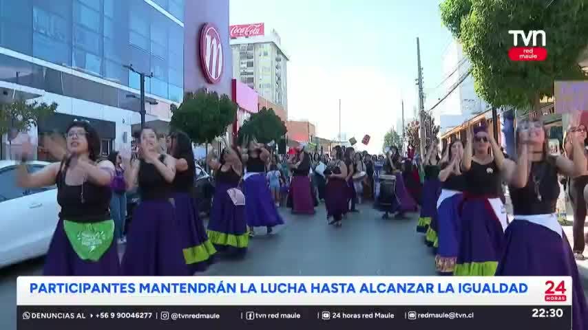 Positivo balance marcha 8M en Talca