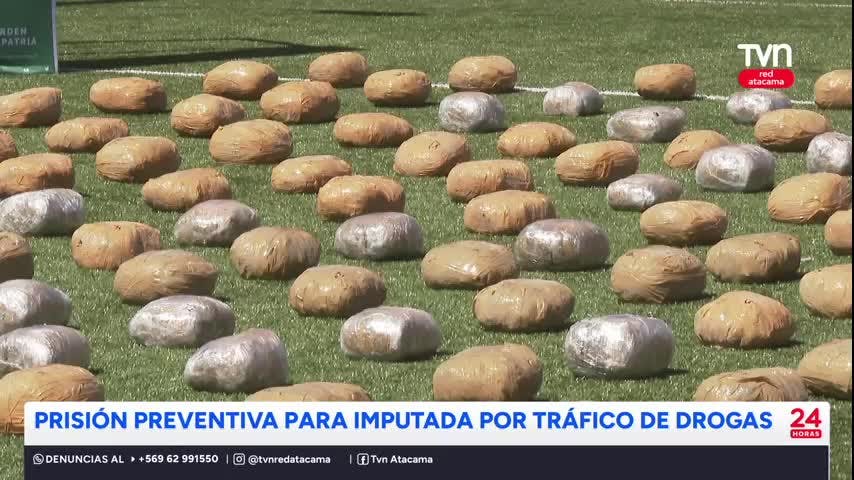 Tráfico de droga: Imputada queda en prisión preventiva