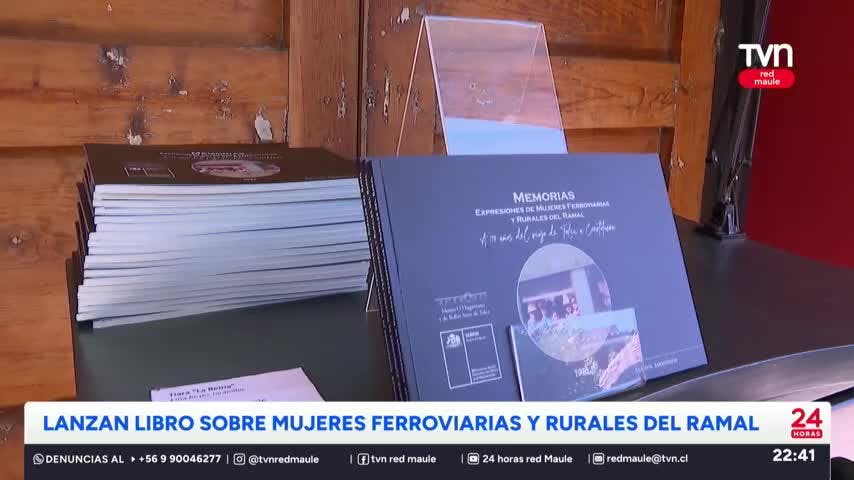 Lanzan libro "Memorias: expresiones de mujeres ferroviarias y rurales del ramal"