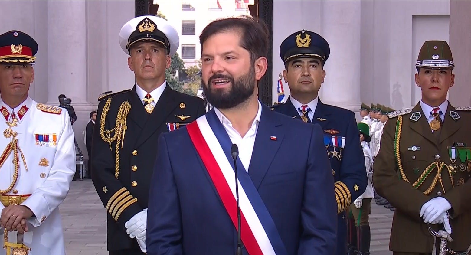 Presidente Boric en su último mensaje en La Moneda: "Ha sido un honor y orgullo servirles" 