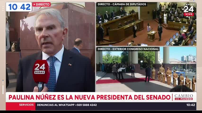 "Lamento que se intente instalar que fue a espaldas de otros": Vodanovic tras elección en Senado