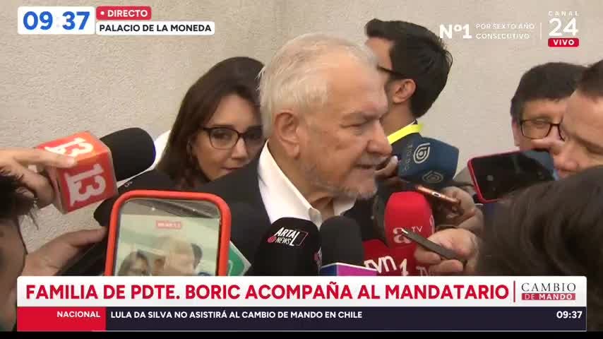 Padre del Presidente Boric y posible nueva candidatura: "El pueblo de Chile deberá decidirlo más adelante"