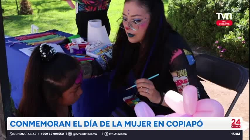 Conmemoran el Día de la Mujer en Copiapó