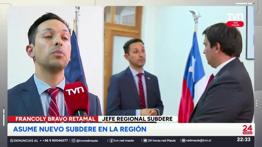 Designan nuevo jefe regional de la Subdere en el Maule