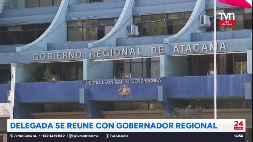 Delegada Presidencial se reúne con Gobernador Regional