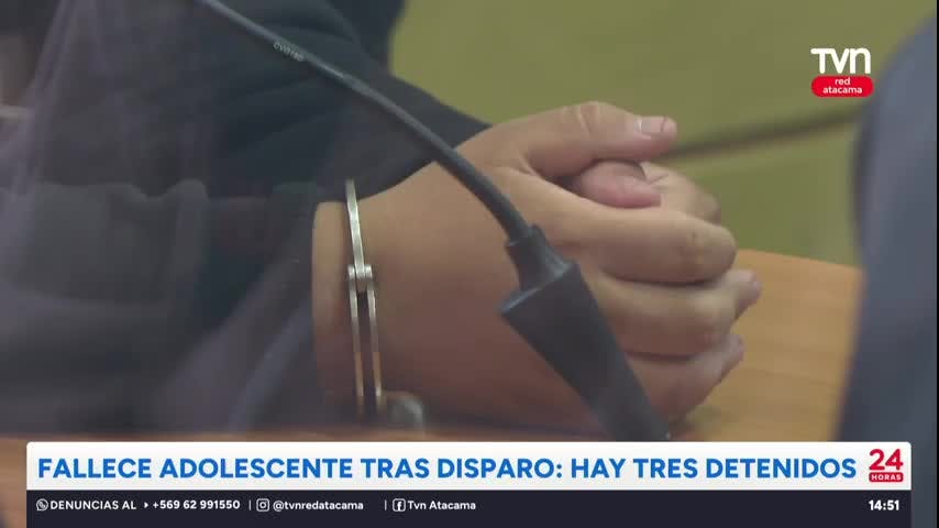 Fallece adolescente tras disparo: Hay tres detenidos