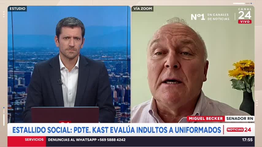 Senador Becker: “Espero que el Presidente Kast haga uso de sus atribuciones para indultar a quienes nos defendieron”