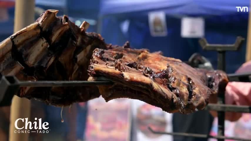 Simón Oliveros disfrutó en la Fiesta del Asado del Corte Criollo