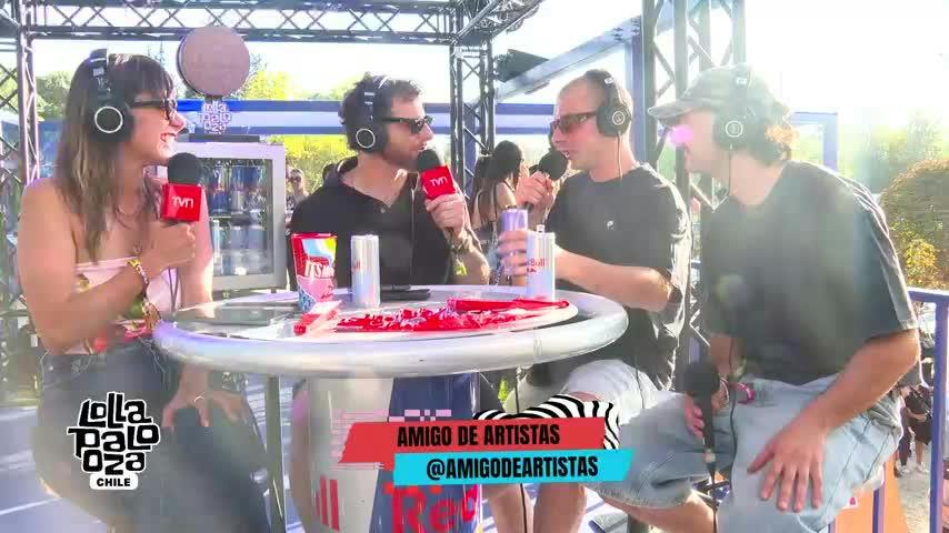 Con un diente quebrado y presentación en Argentina: "Amigo de Artistas" repasa su Lollapalooza 2026