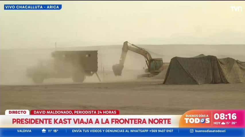 Comienzan obras de zanjas en frontera norte