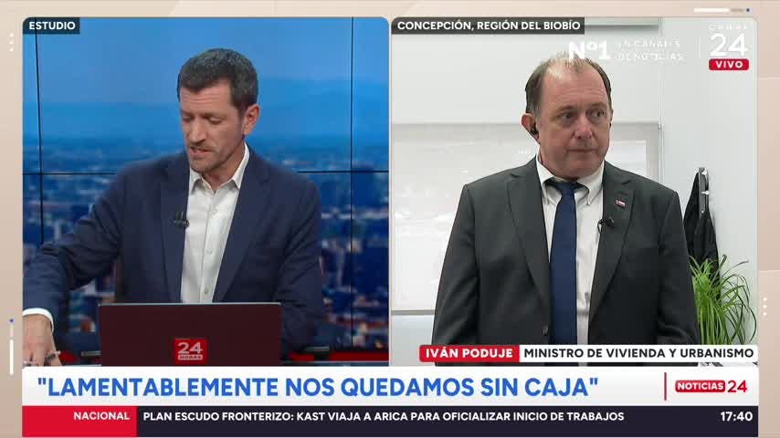 Ministro Poduje y concepto de ‘caja vacía’: “Hay deudas que no se pagaron en su momento”