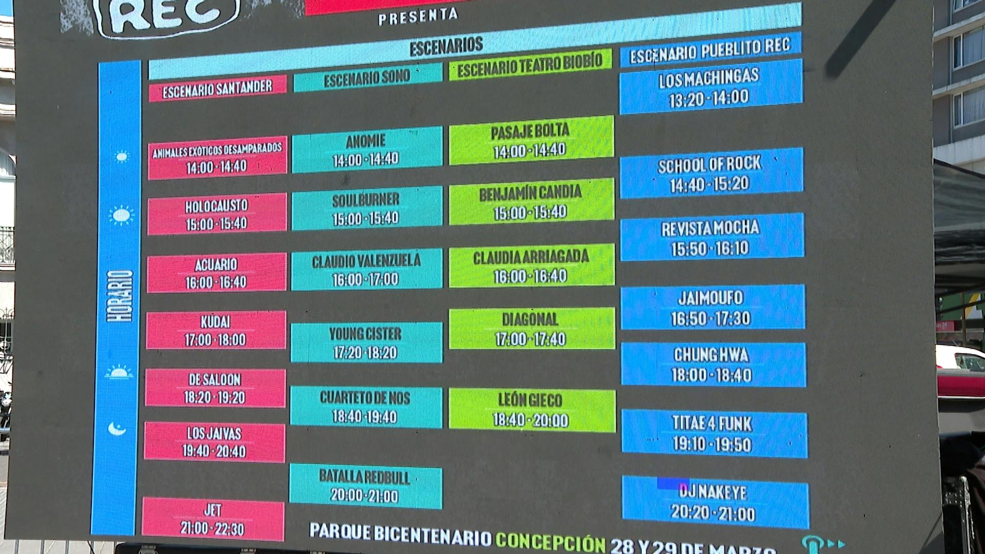 REC 2026: el festival reveló la distribución de sus artistas
