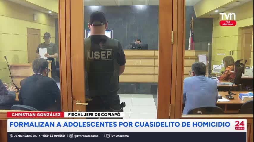 Formalizan a adolescentes por cuasidelito de homicidio