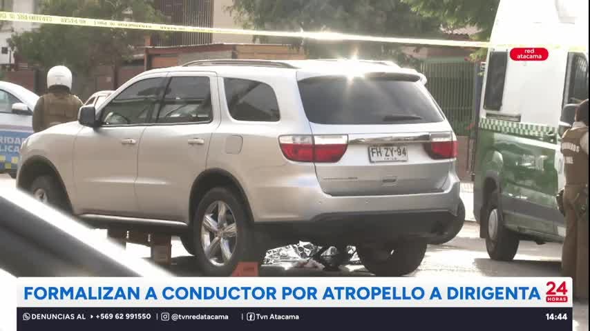 Formalizan a conductor por atropello a dirigente vecinal