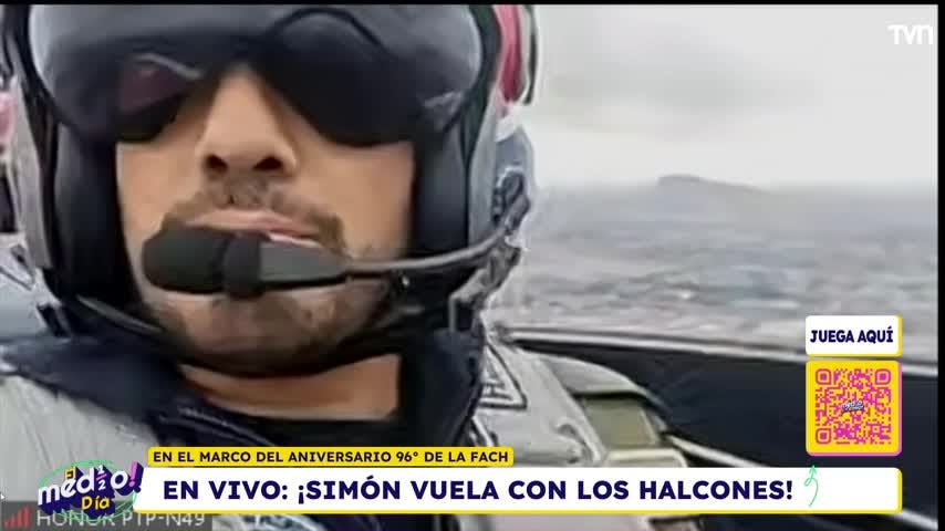 Simón Oliveros desafía las alturas con los Halcones de la FACH