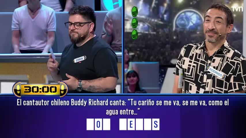 "¡Tu cariño se me va!": el éxito de Buddy Richard revivió en ¡Ahora Caigo!