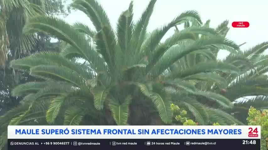 Sistema frontal puso a prueba al Maule 