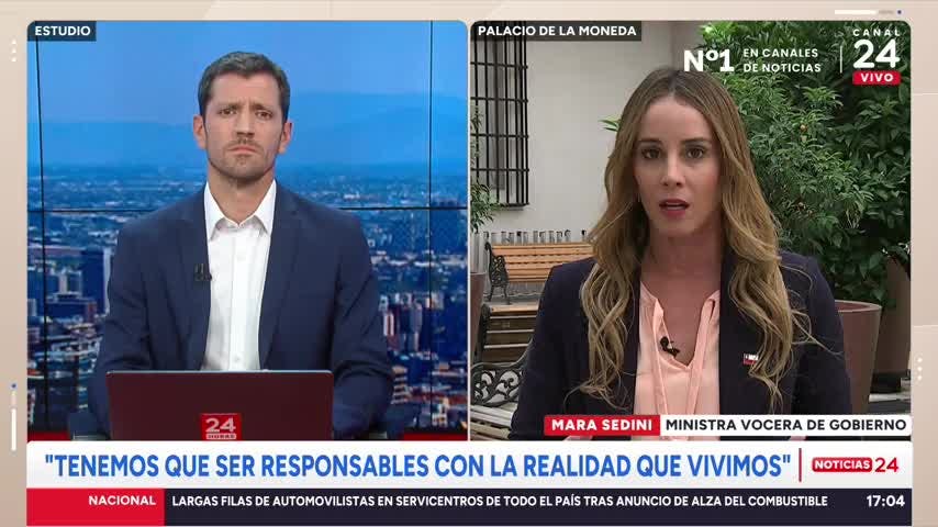 Ministra Sedini y retiro de apoyo a Bachelet: "Esperamos no tener un chantaje de la oposición"