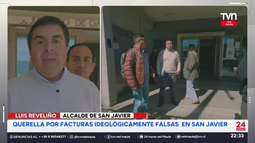 Alcalde de San Javier presenta querella