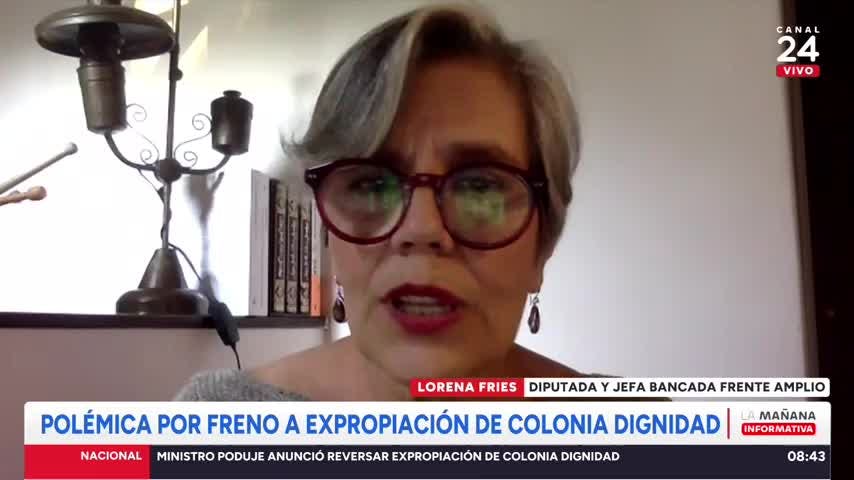 "Señal de impunidad": Fríes apunta al Gobierno por no expropiación de Colonia Dignidad