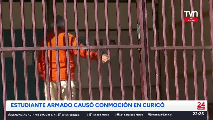 Estudiante de primero medio llegó al colegio portando un arma cargada en Curicó