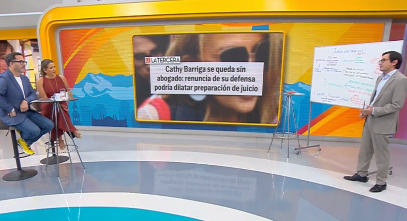 La pizarra de Alberto Precht: Cathy Barriga se queda sin abogados y Lavín León será formalizado 