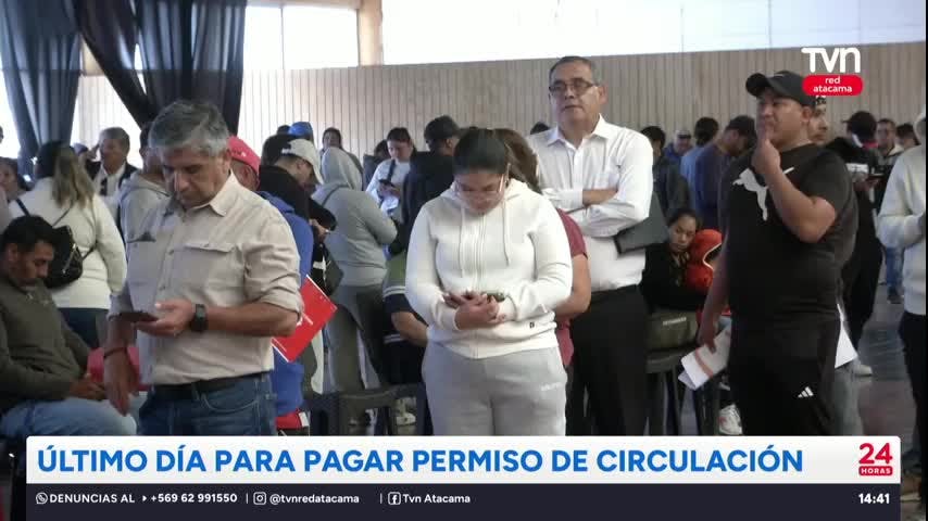 Copiapó: Horario extendido para pagar Permiso de Circulación