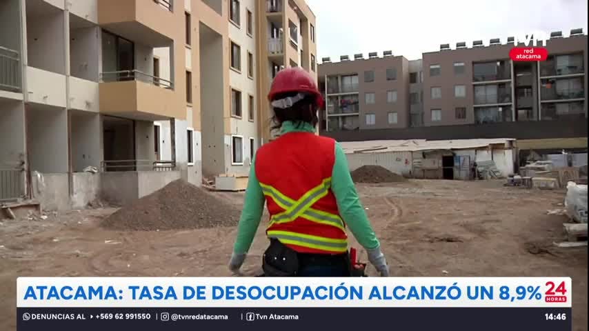 Atacama: Tasa de desocupación alcanzó un 8,9%
