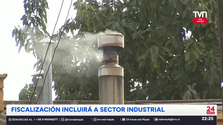 Comienza restricción de humo visible en Curicó, Talca y Maule