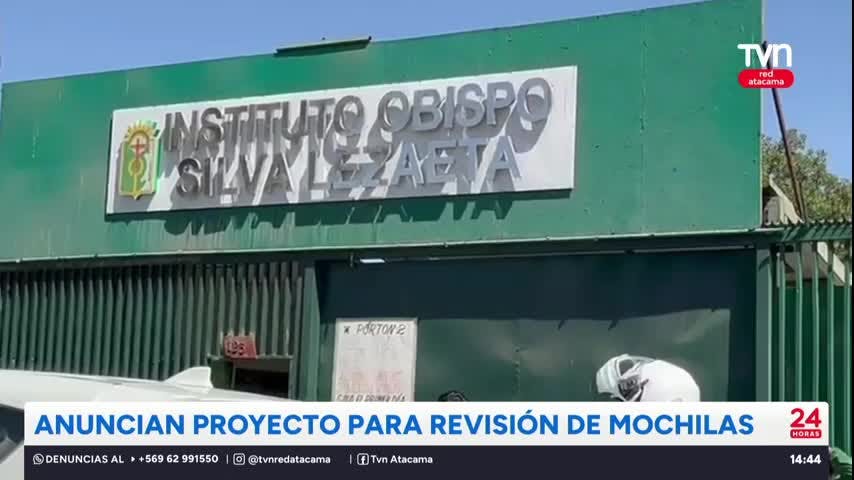 Anuncian proyecto para revisión de mochilas en colegios