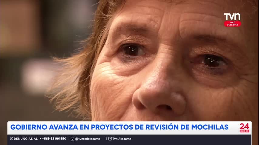 Reacciones por proyecto revisión de mochilas
