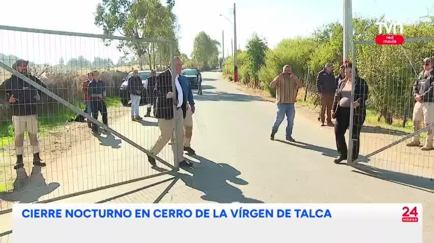 Anuncian cierre nocturno en Cerro de la Vírgen de Talca
