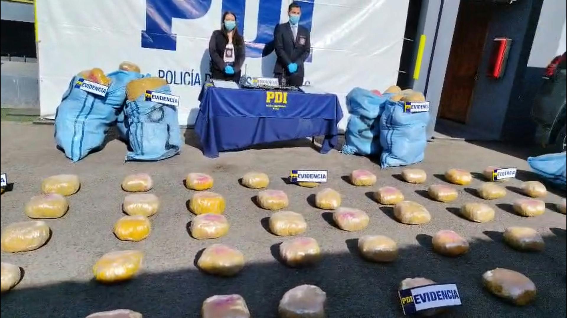 BRIANT incautó 860 kilos de marihuana 