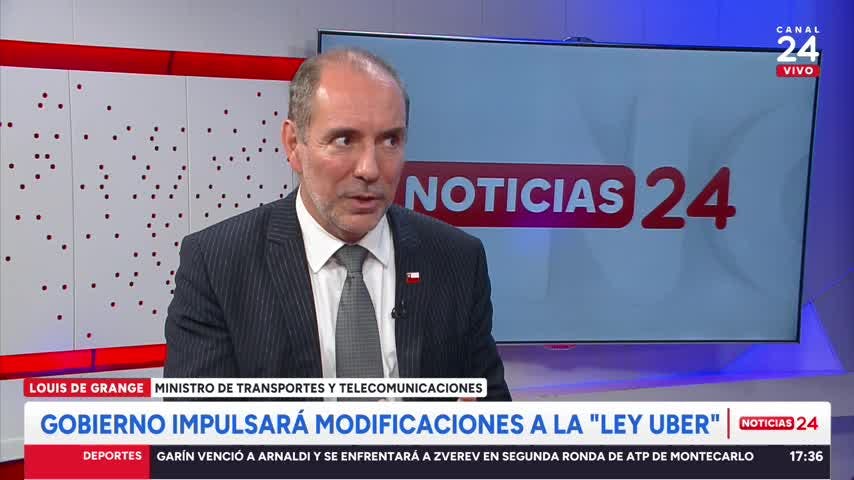 Ministro de Grange y reglamento de Ley Uber: “La plataforma que se licitó el año pasado fue un fracaso”