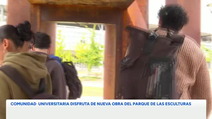 Templete es la nueva obra incorporada al Parque de las Esculturas de la Universidad de Talca