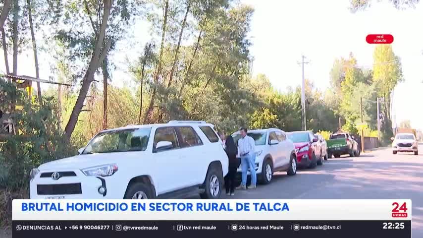 Impacto en Talca: matan a adulto mayor con más de 40 puñaladas en zona rural