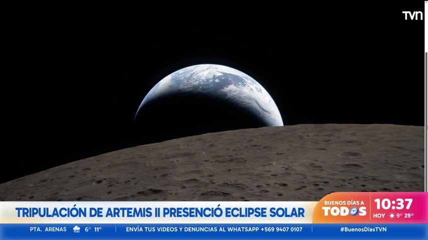 Los inéditos registros de la Luna captados en la misión Artemis II