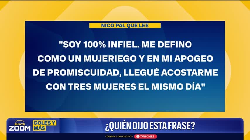 ¿Quién dijo esta frase?: El desafío de Nico Peric en Hay Zoom