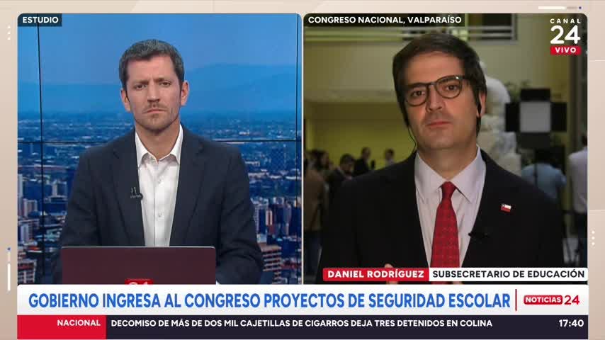 Subsecretario Rodríguez y proyectos de seguridad escolar: “Hablamos de personas condenadas y no podrán ser parte de la gratuidad”