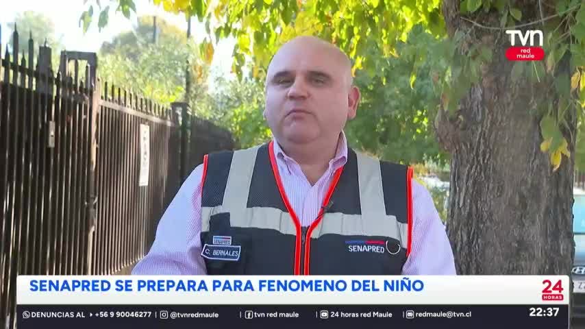 SENAPRED se prepara para llegada de El Niño a la región del Maule