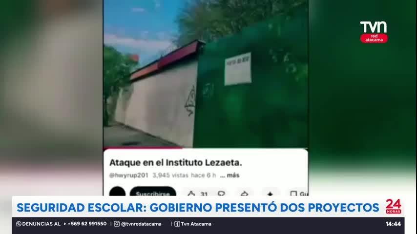 Gobierno presentó proyectos de ley para mejorar seguridad escolar