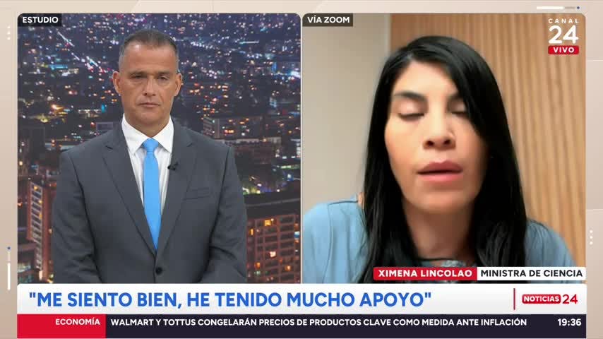 Ministra Lincolao: “Tenía miedo que tiraran una bomba dentro del auditorio”