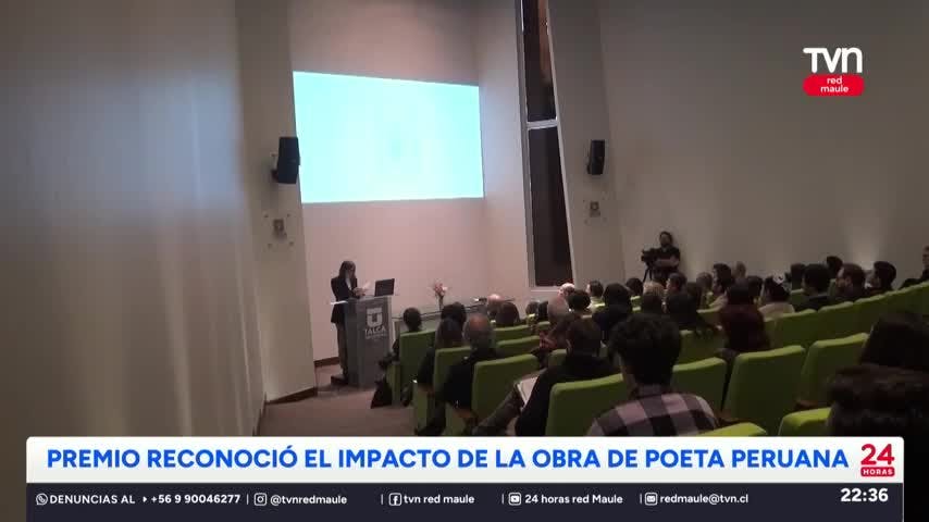 Premio Iberoamericano José Donoso reconoció el trabajo de poeta peruana