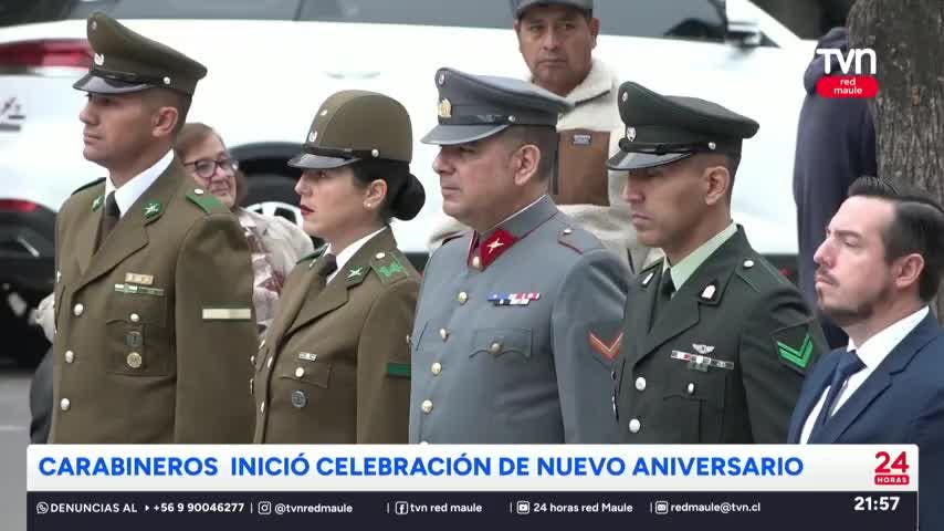 Carabineros dio inicio a la celebración de su aniversario 99