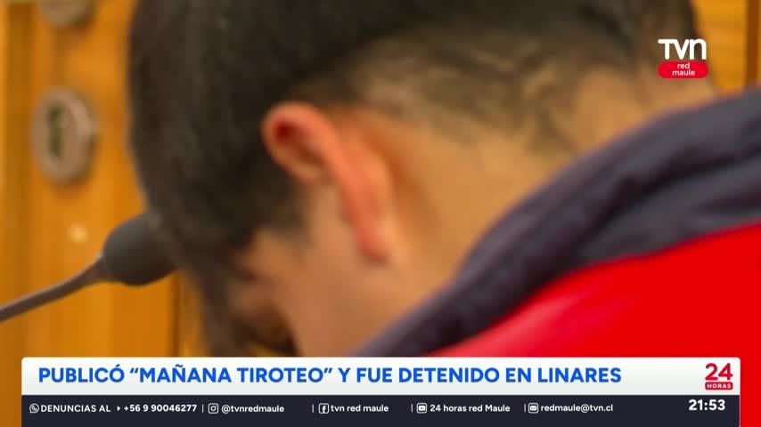 Con arraigo quedó joven formalizado por amenaza de tiroteo en CFT donde estudia