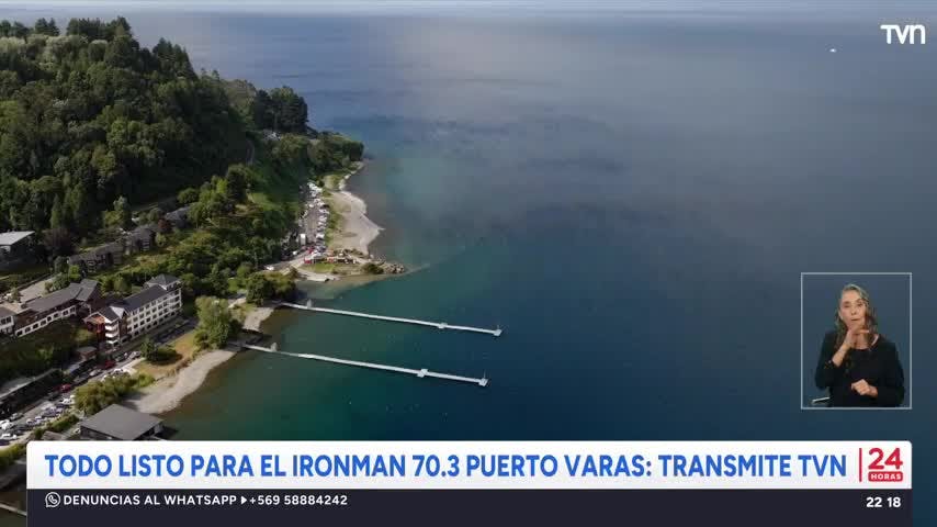 Será desde las 9:00 por TVN: Postegan en una hora inicio del Ironman 70.3 de Puerto Varas
