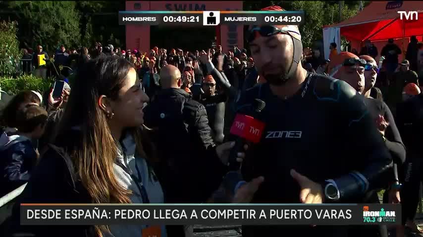 Desde España: Pedro llegó a competir a Puerto Varas
