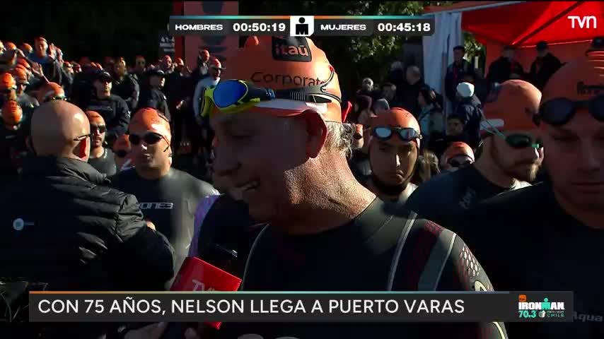 Profesor de 75 años destaca entre los competidores del Ironman 70.3 de Puerto Varas