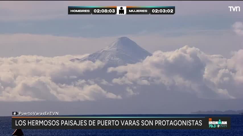 La postal del volcán Osorno que acompaña al Ironman 70.3 de Puerto Varas