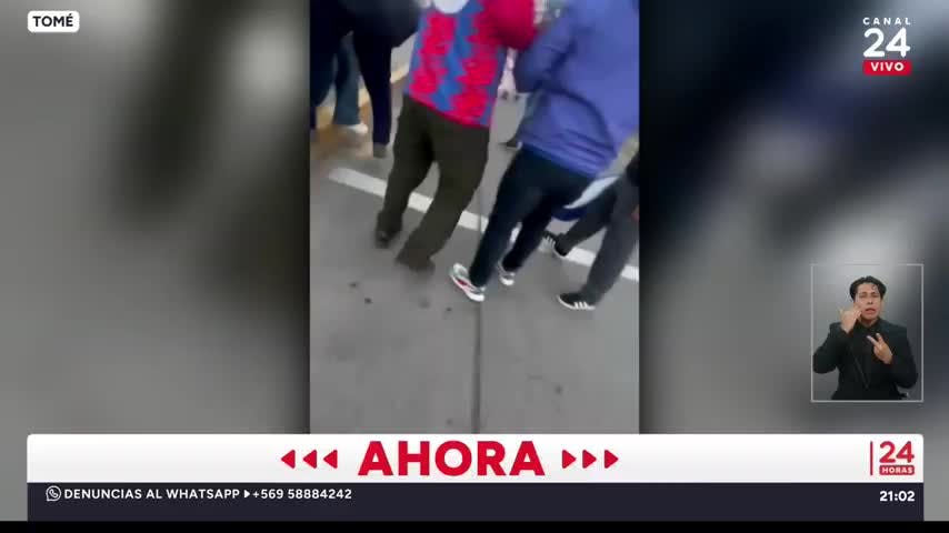 Partido de fútbol amataeur termina con 10 heridos en Tomé 